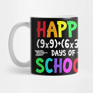 Funny Math Formula Happy 100 Days of School Back to School Mug